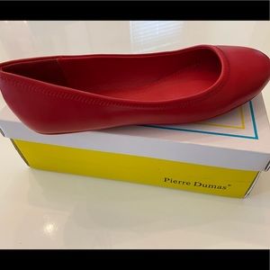 NIB Red ballet flats